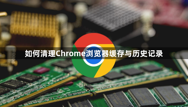 如何清理Chrome浏览器缓存与历史记录1