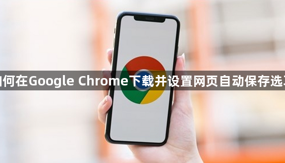 如何在Google Chrome下载并设置网页自动保存选项1
