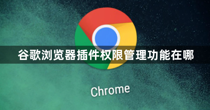 谷歌浏览器插件权限管理功能在哪1