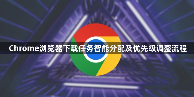 Chrome浏览器下载任务智能分配及优先级调整流程1
