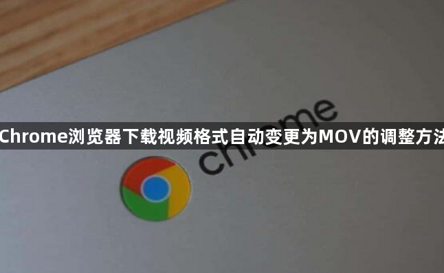 Chrome浏览器下载视频格式自动变更为MOV的调整方法1