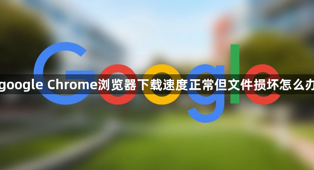 google Chrome浏览器下载速度正常但文件损坏怎么办1