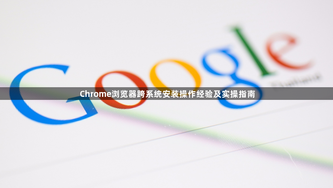 Chrome浏览器跨系统安装操作经验及实操指南1