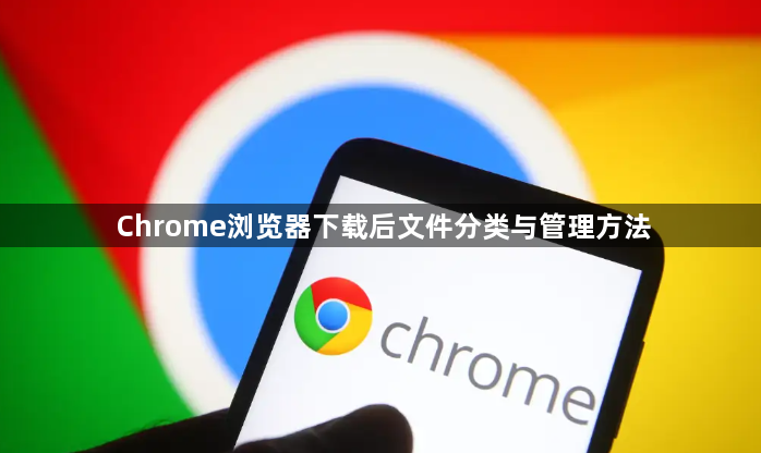 Chrome浏览器下载后文件分类与管理方法1