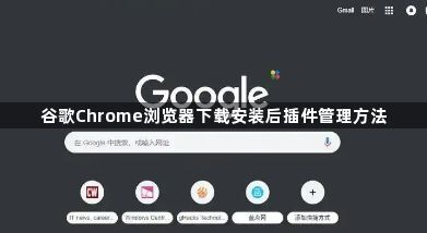 谷歌Chrome浏览器下载安装后插件管理方法1
