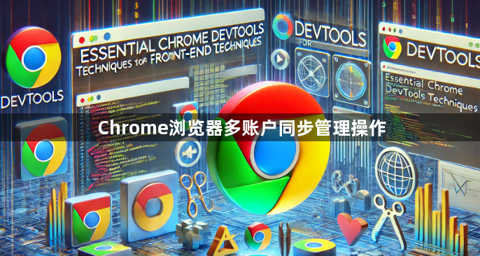 Chrome浏览器多账户同步管理操作1