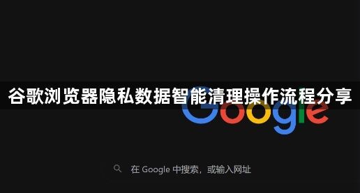 谷歌浏览器隐私数据智能清理操作流程分享1