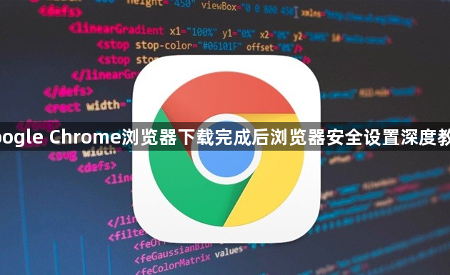 google Chrome浏览器下载完成后浏览器安全设置深度教程1