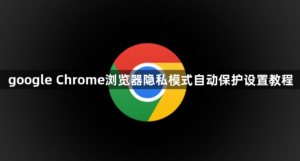 google Chrome浏览器隐私模式自动保护设置教程1