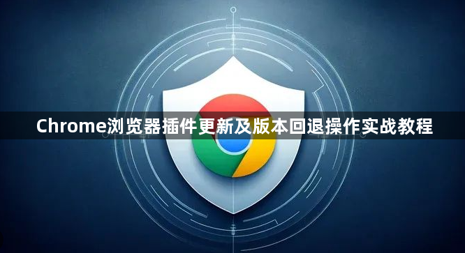 Chrome浏览器插件更新及版本回退操作实战教程1