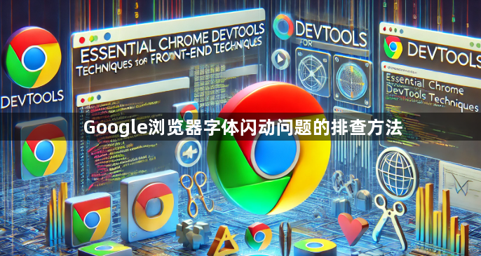 Google浏览器字体闪动问题的排查方法1