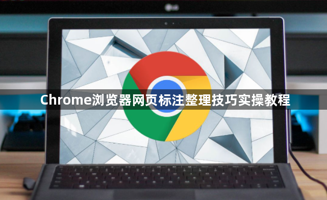 Chrome浏览器网页标注整理技巧实操教程1