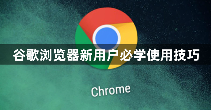 谷歌浏览器新用户必学使用技巧1