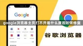 google浏览器主页打不开是什么原因如何修复1