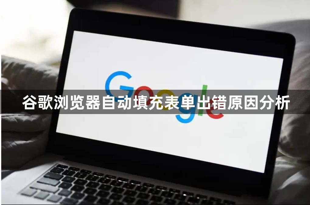 谷歌浏览器自动填充表单出错原因分析1