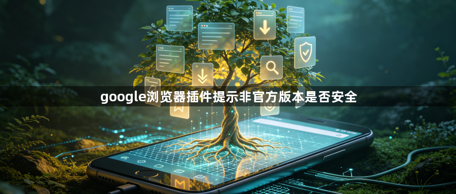 google浏览器插件提示非官方版本是否安全1