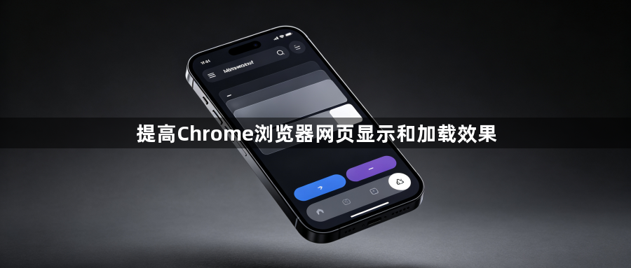 提高Chrome浏览器网页显示和加载效果1