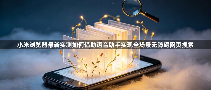 小米浏览器最新实测如何借助语音助手实现全场景无障碍网页搜索1