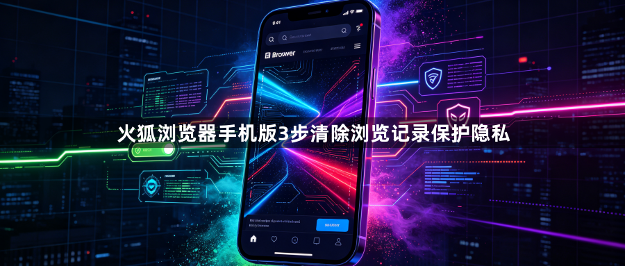 火狐浏览器手机版3步清除浏览记录保护隐私1