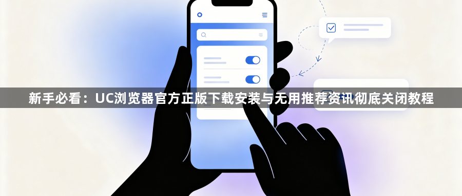 新手必看：UC浏览器官方正版下载安装与无用推荐资讯彻底关闭教程1