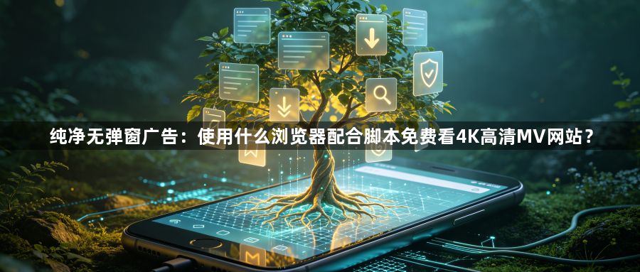 纯净无弹窗广告：使用什么浏览器配合脚本免费看4K高清MV网站？1