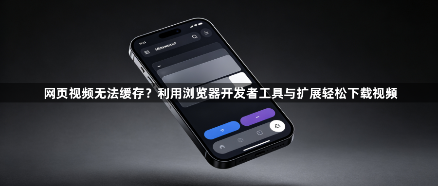 网页视频无法缓存？利用浏览器开发者工具与扩展轻松下载视频1