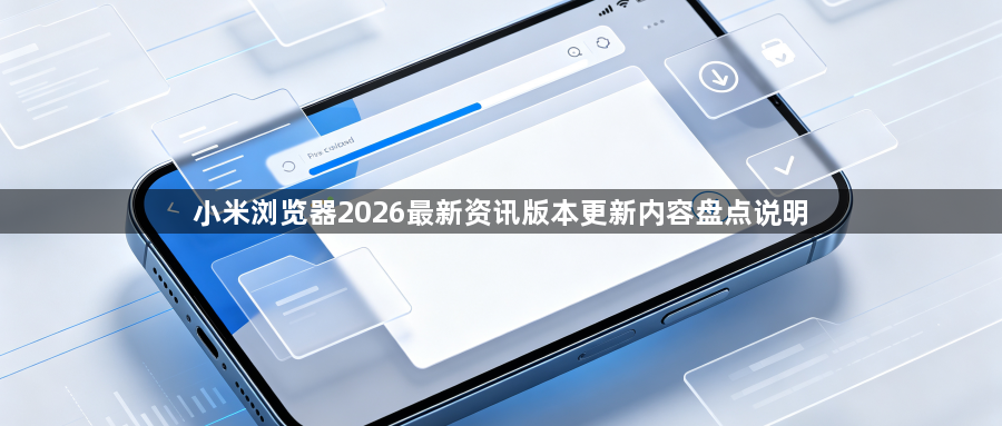 小米浏览器2026最新资讯版本更新内容盘点说明1
