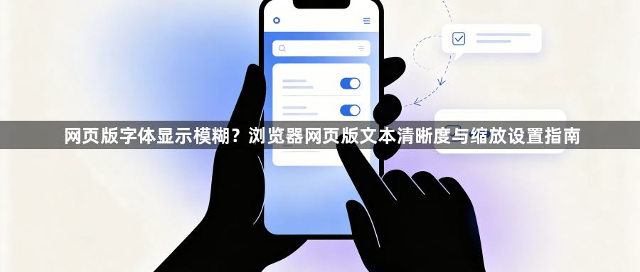 网页版字体显示模糊？浏览器网页版文本清晰度与缩放设置指南1