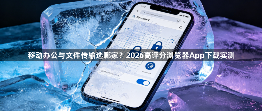 移动办公与文件传输选哪家？2026高评分浏览器App下载实测1