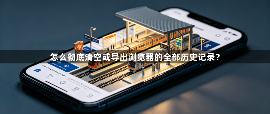 怎么彻底清空或导出浏览器的全部历史记录？1