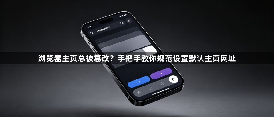 浏览器主页总被篡改？手把手教你规范设置默认主页网址1