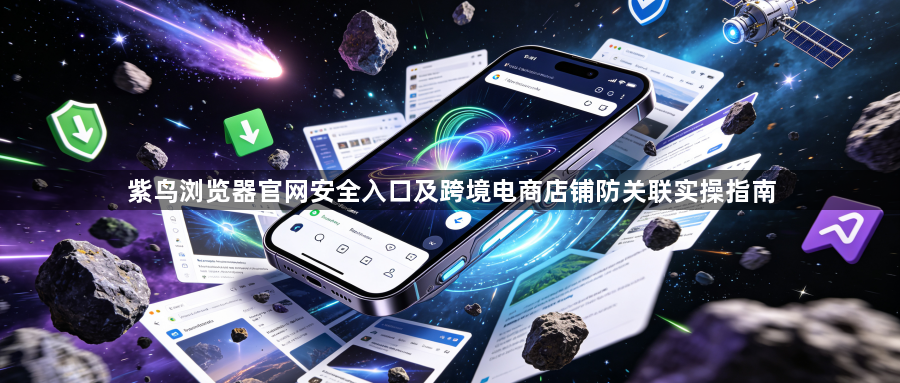 紫鸟浏览器官网安全入口及跨境电商店铺防关联实操指南1