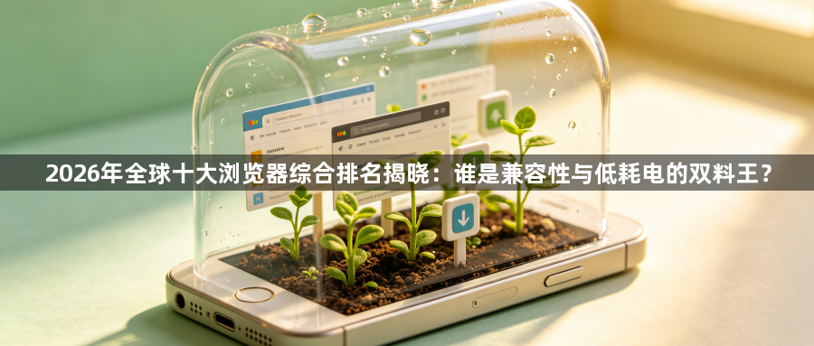 2026年全球十大浏览器综合排名揭晓：谁是兼容性与低耗电的双料王？1