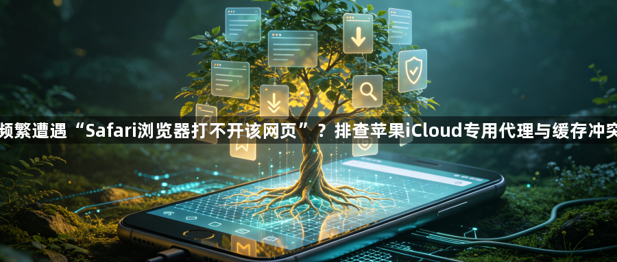 频繁遭遇“Safari浏览器打不开该网页”？排查苹果iCloud专用代理与缓存冲突1