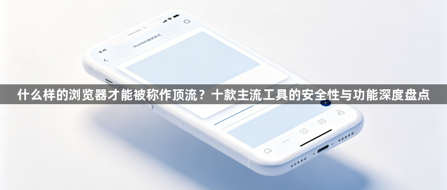 什么样的浏览器才能被称作顶流？十款主流工具的安全性与功能深度盘点1